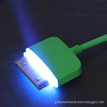 Colorful Lightning 30-pin Data Cable, Built-in Two Imported Chips, Data Transmission Fast, Stably